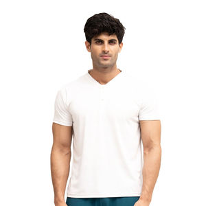 Camisetas con botones para hombre en personalización de algodón puro disponibles para construir su propia marca con Veliko Sports - Product Image 2