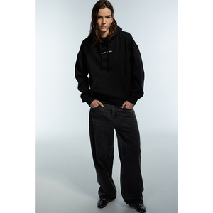 Streetwear confortable sweat à capuche pour femme Bangladesh OEM ODM fournisseur personnalisé en vrac coton spandex séchage rapide teint uni vêtements de tous les jours - Product Image 2