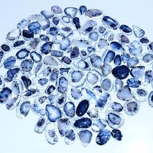 Hermosa dendrita natural ópalo piedra preciosa suelta venta al por mayor mezcla forma tamaño cabujón de ópalo para la fabricación de joyas hechas de cuarzo - Product Image 4