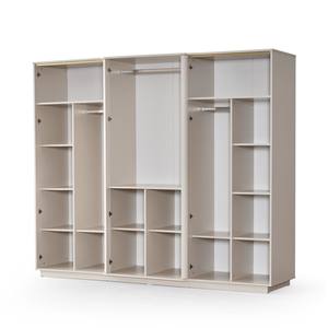 Athome Aura Durable Modern MDF 6-Door Wardrobe for Home Bedroom or Hotel Projects Sleek <b>Mirrored</b> Closet <b>Set</b> Turkey - Product Image 2