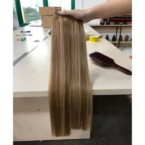 卸売ブラックボーンストレートVietNamese人間、クロージャー付きナチュラルヘアまたはクロージャーバンドル付きフロントヘア