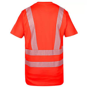 2025 Roadway Safety <b>T</b>-<b>Shirts</b> <b>High</b> Quality Construction <b>T</b>-<b>Shirt</b> Short Sleeve 3M Reflective Strips Hi <b>Vis</b> Work <b>T</b> <b>Shirts</b> for Men - Product Image 4