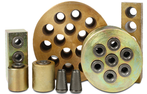 Ancrage multi-rond comprenant une base et des cales d'ancrage pour les torons de béton précontraint et la construction de bâtiments - Product Image 2