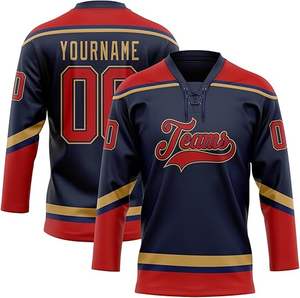 Maillot de hockey sur glace 2025 personnalisé, uniforme d'équipe de qualité supérieure OEM, vêtements de sport de qualité professionnelle, chemise de jeu, fournisseur en gros en vrac - Product Image 6