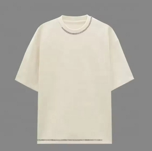 เสื้อยืดบ็อกซี่ลายไหล่ตกเสื้อโอเวอร์ไซส์ลายพิมพ์พัฟเสื้อโอเวอร์ไซส์กราฟิกออกแบบได้ตามต้องการ - Product Image 5