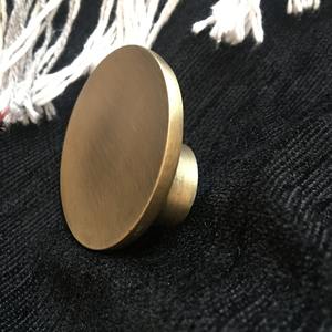 Poignée de meuble en bois moderne, finition satinée, ronde, pour tiroir, réglable, pour chambre à coucher, cuisine, commode - Product Image 1