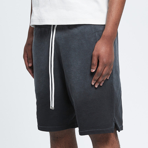 Customized Colors <b>Men's</b> Acid Wash <b>Shorts</b> Breathable 100% Cotton Heavyweight Drawstring <b>Waistband</b> Latest Design - Product Image 1