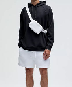 Pull-over à capuche unisexe en coton polaire de qualité supérieure entièrement personnalisé Sweat-shirt à capuche vierge Streetwear coupe décontractée lourde - Product Image 5