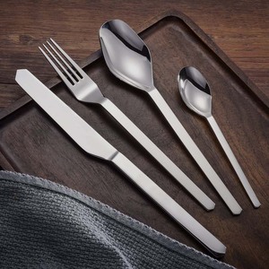 Réutilisable Camping Voyage Cuillère Fourchette Baguettes Design Poignée argenterie Vaisselle en acier inoxydable couteau fourchette Couverts - Product Image 5