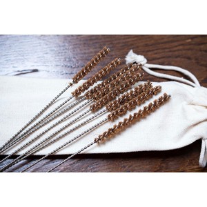 Brosse en fibre de coco naturelle écologique et sans plastique, idéale pour nettoyer la vaisselle, les bouteilles et les surfaces, parfaite pour les personnes conscientes. - Product Image 1