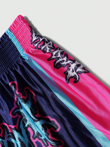 ชุดกีฬาคิกบ็อกซิ่ง มวยไทย ผ้าโพลีเอสเตอร์เนื้อแน่น ระบายอากาศได้ดี สำหรับผู้ชาย คุณภาพสูง ออกแบบเองได้ เหมาะสำหรับการฝึกซ้อมในยิม - Product Image 5