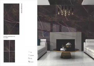 Azulejos de porcelana para suelo de cerámica 90x180 de buena calidad directo de fábrica de India, vista ártica, Aric Choco 900x1800, gran oferta, ocasiones en la habitación - Product Image 4