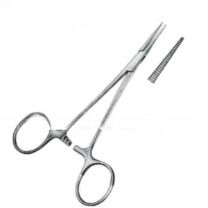 Producto superventas, fórceps hemostáticos delicados Halstead personalizados, instrumentos quirúrgicos rectos de acero inoxidable de 15cm - Product Image 1