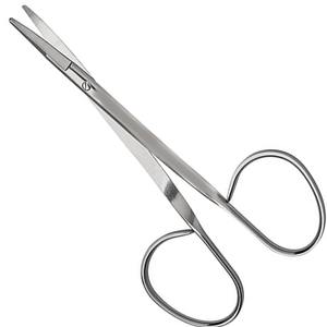 Tijeras Kaye de 11 cm, Tijeras Quirúrgicas de Acero Inoxidable, Rectas y Curvas, Instrumento de Corte de Precisión - Product Image 1