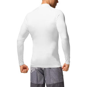 Transpirable Rash Guards OEM Service Plain Camisas de compresión para hombres Venta al por mayor Premium Quick Dry Rashguards - Product Image 6
