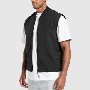 Mode hivernale Gilet en polaire respirant personnalisé Impression de logo Broderie Veste sans manches d'extérieur Streetwear Formal OEM Factory - Product Image 5