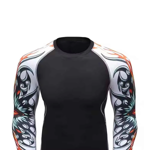 Rashguard Profesional de Compresión para Adultos, Sublimado, de Spandex, para BJJ, MMA, Jiu Jitsu, para Hombre, Venta al Por Mayor - Product Image 4