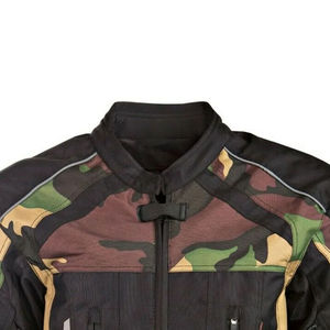 Veste de moto légère à manches longues pour hommes fabriquée en usine, matériau textile confortable et coupe-vent pour la course automobile d'hiver - Product Image 4