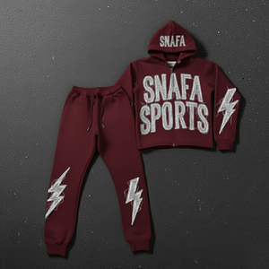 Conjunto Deportivo para Hombre, Fabricante Mayorista, Logotipo Personalizado, Sudadera con Capucha y Pantalones Deportivos Bordados de Alta Calidad - Product Image 1