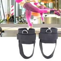 Sangles de cheville en nylon AB Zone 100 % polyester de haute qualité pour la musculation, le fitness et les exercices aux cordes, taille unique
