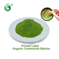 Bubuk Matcha Kelas Seremonial Bersertifikat USDA Organik, Sampel Gratis untuk Minuman Teh