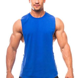Hot Sale Comfortable Muscle Vest Blank 100% Cotton <b>Men's</b> Workout Stringer Bodybuilding Singlet Fitness Gym <b>Tank</b> <b>Top</b> <b>Mens</b> - Product Image 4