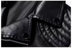 2024 OEM Service Customized Top Quality <b>Men's</b> Leather <b>Jackets</b>, Autumn <b>Suede</b> Solid Color <b>Men's</b> <b>Jacket</b>, Simple Leather <b>Jacket</b>. - Product Image 4