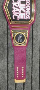 เข็มขัดแชมป์มวยปล้ำรุ่นพรีเมี่ยมออกแบบได้ตามต้องการสายหนังแท้นิ่มหนา6มม. - Product Image 4