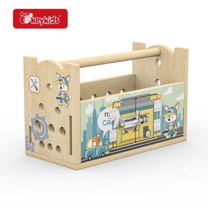 <span class=keywords><strong>Outils</strong></span> de jeu de construction en bois colorés éducatifs avec peinture écologique pour enfants de 2 à 7 ans W03D251 - Product Image 3
