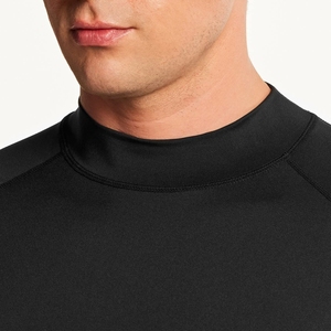 Latest Design <b>Compression</b> Custom Long Sleeve rash guard <b>Shirt</b> breathable comfortable <b>black</b> color Rash Guard Men's - Product Image 6