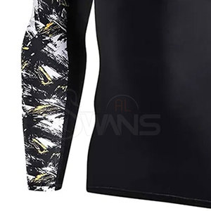 Latest Design Men's <b>Compression</b> <b>Shirts</b> 100% Cotton Breathable Gym Clothing - Product Image 5