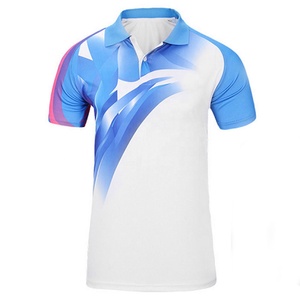 เสื้อโปโลเทนนิสแบบซับลิเมชั่นสำหรับผู้ชาย พร้อมกางเกงขาสั้นสีดำ ชุดกีฬาฤดูร้อนระบายเหงื่อได้ดี ทรงปกติ เสื้อแขนสั้น - Product Image 4