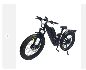 Vélo de montagne électrique hybride à double moteur, deux batteries, 52V 750W 1000W, pneus larges de 26 pouces, vélo électrique pour adultes - Product Image 4