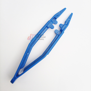 Pinzas Médicas Estériles Desechables para Hospital, Pinzas de 10 cm de Un Solo Uso, Instrumentos Quirúrgicos de Plástico, Pinzas Dentales Desechables con Certificación CE - Product Image 2