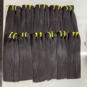 Extensiones de Cabello Remy Ondulado Indio de Color Claro al por Mayor, Tejido de Doble Trama a Máquina, Listas para Permanente, Puntas de Una Sola Capa - Product Image 2