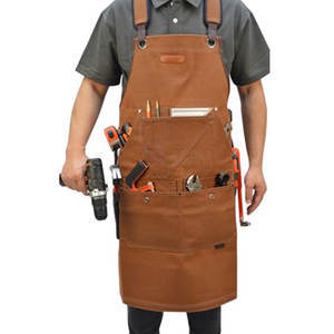 High Quality Flame Resistant Leather <b>Men</b> Safety <b>Aprons</b> Professional Made Latest Design Custom Size Safety <b>Aprons</b> - Product Image 6