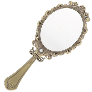 Espejo de mano decorativo de mesa de diseño ventajoso para el hogar, espejo de mano de Metal de la mejor calidad para proveedores mayoristas - Product Image 1