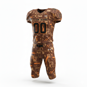 Conjunto de Uniforme de Fútbol Americano Sublimado Personalizado, Camiseta y Pantalones - Product Image 1