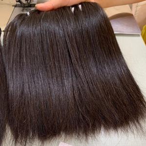 Cheveux humains vierges vietnamiens de qualité supérieure, lisses naturels, non Remy, pour mèches de cheveux, cuticules alignées, décolorables, toutes les couleurs - Product Image 1