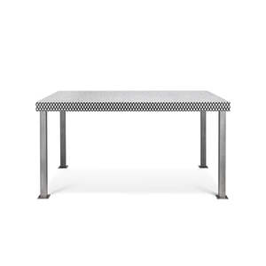 Venezia <b>Solid</b> <b>Wood</b> Dining <b>Table</b> with Marble Top Modern European Design Oval Shape Extendable Feature for Home Use - Product Image 1