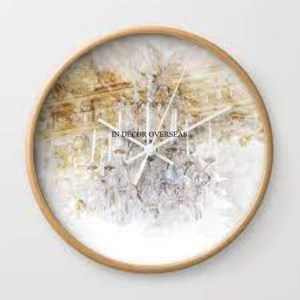 Hot Selling Gorgeous Look Antique Stylish Designer Round Shape <b>Wall</b> <b>Clock</b> With Wooden Frame Home Decorative Accents Supplies - Product Image 1