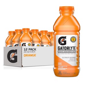 Venta al por mayor a granel Gatorlyte Electrolyte Bebida de rehidratación rápida con sabor a naranja, botellas de 20oz, paquete de 12 - Product Image 1