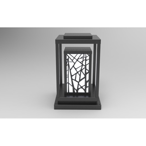DNT.002.07 Lámpara Solar de Jardín Premium de 5W LED, Color Blanco Cálido, Cuerpo de Hierro, IP65, Energía Solar AC 220V 3000K para Uso en Exteriores y Carreteras - Product Image 2