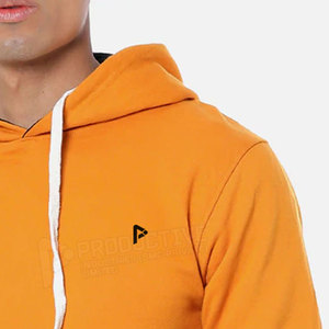 Sudaderas de invierno con logotipo personalizado para hombre Diseño de algodón de poliéster teñido liso en tallas para adultos Sudaderas con capucha y sudaderas - Product Image 5