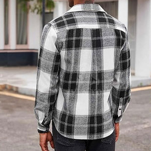 Camisa de Franela Ligera y Sólida, Material Ecológico Suave y Transpirable, Diseño Cómodo de Corte Regular, Perfecta para Viajes Casuales - Product Image 5