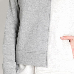 Bajo MOQ Diseño personalizado Invierno Mujer Chándales Sólido Casual Uso al aire libre Color personalizado Cuello alto 100% Chándal de algodón - Product Image 2