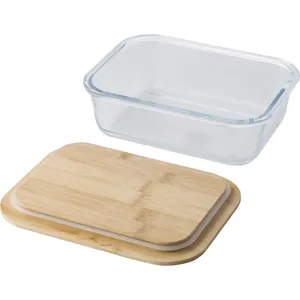 Eco-Friendly Glass & Bamboo <b>Lunch</b> <b>Box</b> by Nicole - Product Image 1