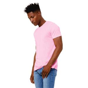 T-shirt pour homme à col rond 100% coton Coupe régulière Teint uni Manches courtes Confortable Léger Vêtement décontracté quotidien - Product Image 2