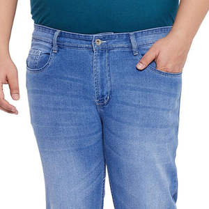 Jean taille haute grande taille pour hommes Prix compétitif Jean taille plus pour hommes pour la vente fabriqué en usine Service personnalisé OEM - Product Image 4