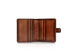 Men's Premium Quality Short Leather <b>Wallets</b> Open Closure Type with Polyester Lining <b>Credit</b> <b>Card</b> Holder RFID Blocking - Product Image 6